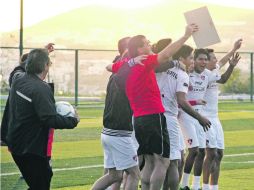 Así está el ambiente en Juriquilla, Querétaro, donde el primer equipo del Atlas continúa trabajando de cara al Clausura 2014. ESPECIAL /