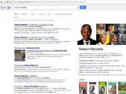 La partida de Madiba fue lo más ''googleado'' en estos últimos doce meses. ESPECIAL /