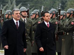 Ceremonia Oficial de Bienvenida, Palacio Presidencial Cankaya. Foto: Facebook. ARCHIVO /