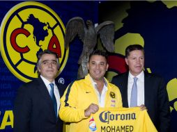 Mohamed se dijo contento de regresar al América, ahora en su faceta de director técnico. MEXSPORT /