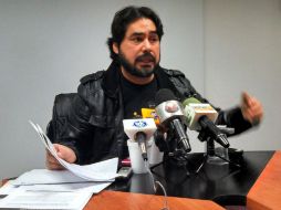 Francisco Díaz, secretario del SUTUdeG y quien anuncia las medidas que tomarán.  /