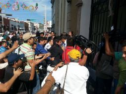 Las diputadas pertenecían al PRD en Sonora y Nayarit, donde la reforma fue discutida entre manifestaciones. TOMADA DE @langarica23  /