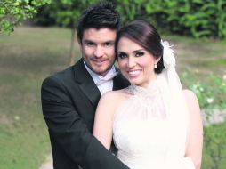 Los novios. Adrián Chaurand Morales y Claudia Mijangos Rayas.  /
