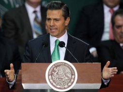 El Mandatario puso énfasis en la implementación del nuevo sistema se justicia penal que entrará en función en el 2016. NTX /