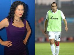 La actriz afirma que el futbolista es una gran persona. ARCHIVO /