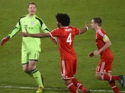 Con este triunfo en Marruecos, el Bayern sumó su quinto título del año. AFP /