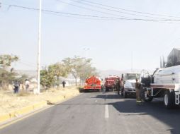El fuego fue sofocado por los bomberos. ARCHIVO /
