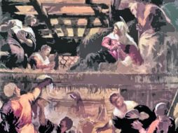 Tintoretto. Adoración de los pastores.  /