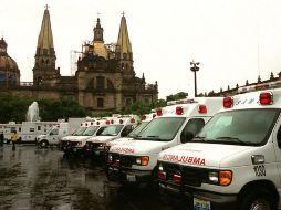 En Guadalajara se cuenta con 34 ambulancias para el traslado de heridos pero 18 no funcionan.  /