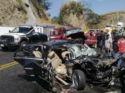 En la camioneta falleció una persona, el conductor, Guillermo González Franco, de 43 años de edad. ARCHIVO /