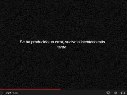 Leyenda que se presenta en algunos videos. ESPECIAL /