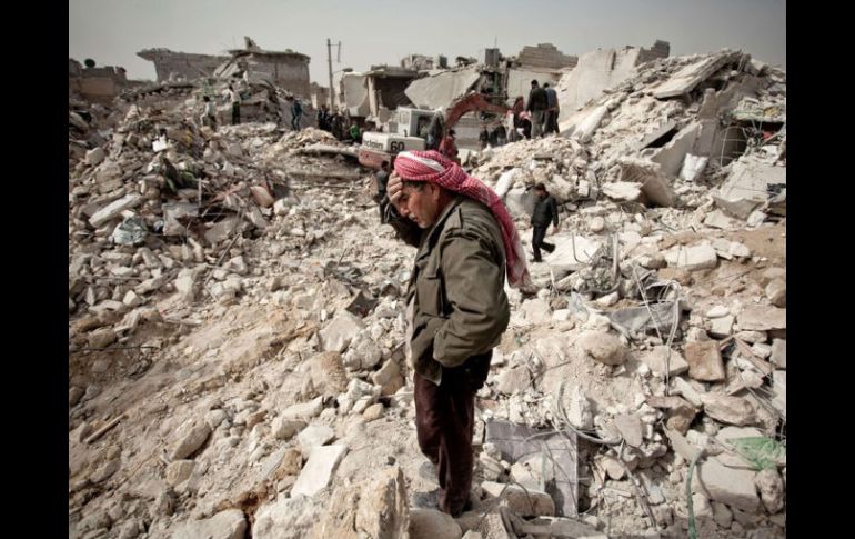 El barrio de Tariq al Bab se encuentra devastado por los constantes ataques hacia los opositores. ARCHIVO /