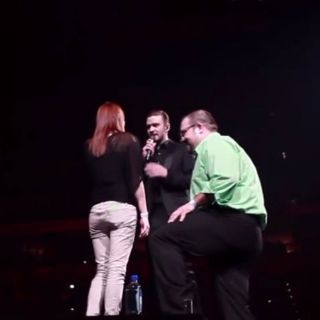 Justin Timberlake interrumpe su concierto por propuesta de matrimonio