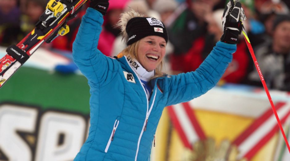 Schield, emocionada por su victoria número 35. AP /