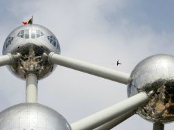 El sospechoso habría indicado como blanco al monumento Atomium, en Bruselas. ARCHIVO /