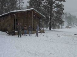 Protección Civil informa que desde el pasado fin de semana la afluencia de visitantes aumentó debido a la nevada. SUN /