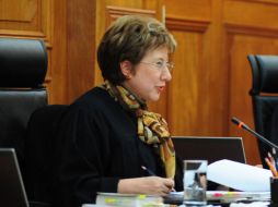 La ministra Luna Ramos señaló que los integrantes de la Comisión de Receso dictaron y firmaron ocho acuerdos. ARCHIVO /
