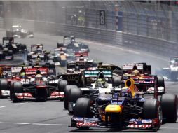 Los coches pasarán de usar motores V8 a motores V6, como uno de los cambios más radicales para la nueva temporada de F1. ARCHIVO /