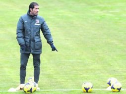 Diego Pablo Simeone, técnico del Atlético de Madrid, es el entrenador de moda en Europa y se mantiene en su filosofía de ir paso a paso EFE /