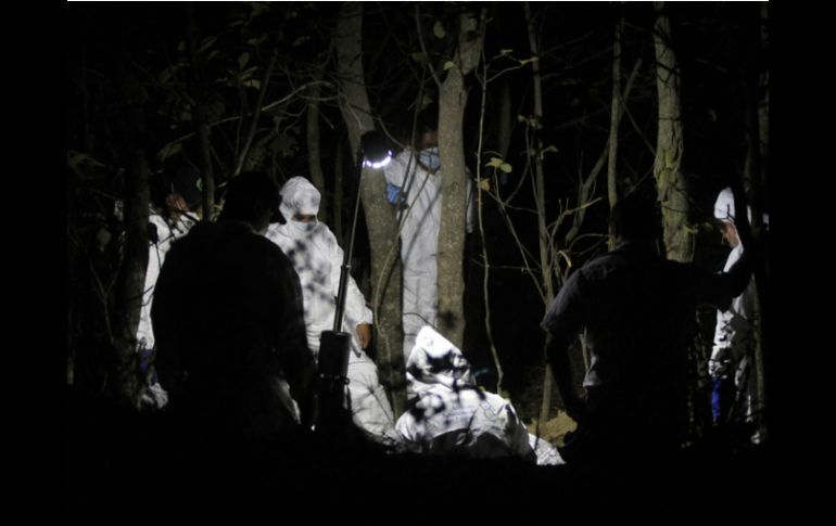 En la bolsa solo había partes de fémures. ARCHIVO /