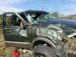 El percance ocurrió a la altura del kilómetro 45 de la carretera Guadalajara-Tepic. ESPECIAL /