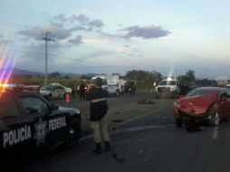 Al incidente acudieron elementos de Protección Civil y Bomberos de Tala. ESPECIAL /