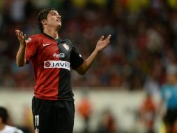 Edson Rivera lamenta el haber errado la oportunidad que tuvo de poner en ventaja a los Zorros. MEXSPORT /