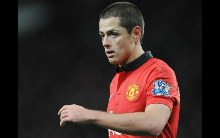 La anotación de 'Chicharito' sólo fue el empate momentáneo, sin ser suficiente. EFE /