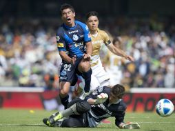 La polémica jugada del penal se dio en tiempo de compesación. MEXSPORT /