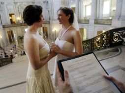Más de 400 parejas homosexuales se han casado desde hace más de tres semanas. ARCHIVO /