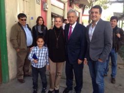 Antes de la reunión del Consejo Nacional de MORENA. Comparte Beatriz Gutiérrez de Obrador.@BBeatrizGM FOTO: Twitter ESPECIAL /