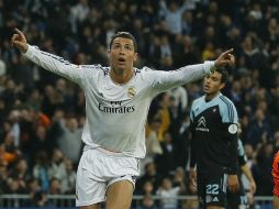 Cristiano Ronaldo anota otro doblete para darle la victoria al Real Madrid. AP /