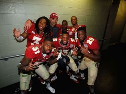 Jugadores de Florida celebrando después de la victoria contra los Tigres de Auburn AFP /