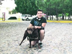 “Bruno” y Xavier hacen equipo para mantenerse activos y saludables.  /