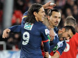 Ibra sigue luciéndose con el París Saint-Germain en cualquier competencia.  /