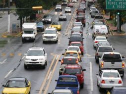 Según un estudio de la SCT, el uso de automóvil particular se encuentra por debajo de Monterrey y el DF. ARCHIVO /