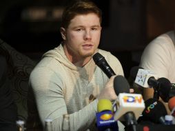 Saúl no descarta volver a pelear en Guadalajara, aunque no dijo cuándo lo hará de nuevo.  /