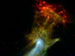 La Mano es una nebulosa que se encuentra a 17 mil años luz de distancia de la Tierra. AFP /