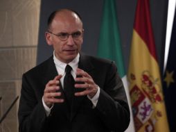 El primer ministro italiano, Enrico Letta responde con su visita a una invitación del Presidente Enrique Peña Nieto. ARCHIVO /