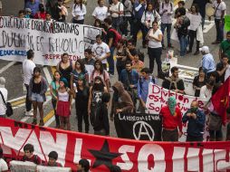 El joven fue detenido el pasado 2 de octubre durante la marcha en conmemoración de la matanza de estudiantes en Tlatelolco. ARCHIVO /