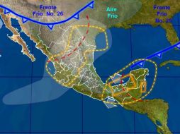 La Conagua informa que para el para el jueves 16 de enero habría una recuperación de las temperaturas diurnas. TOMADA DE @conagua_clima  /