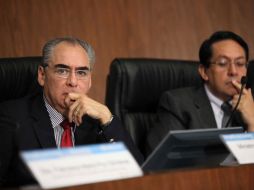 El ministro Fernando González Salas (i) se opone a la inconstitucionalidad, pues se podrían generar situaciones irregulares. ARCHIVO /