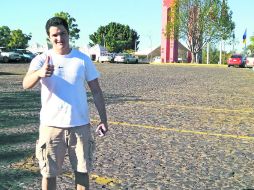 David Guerrero asegura que el “tricking” le ayuda a que sus articulaciones no se desgasten.  /