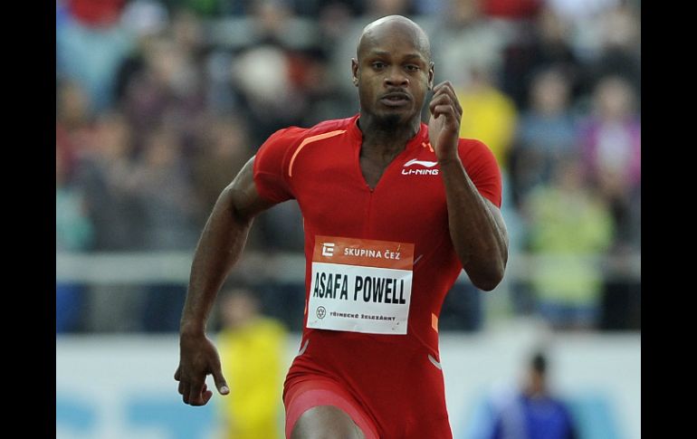 Powell y sus abogados intentan dar una explicación sobre los resultados del examen. AP /