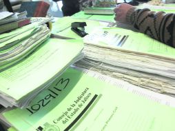 Hasta el tope.  Los expedientes se acumulan en el Consejo de la Judicatura. Hay 180 mil documentos activos.  /