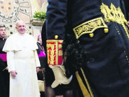 El Papa pidió a los cristianos “no ser hipócritas como los escribas y los fariseos, y no ser corruptos como los hijos de Elí”. EFE /