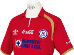 Esta es la playera que presume la directiva del cuadro Cementero. Twitter: @Cruz_Azul_FC. ESPECIAL /