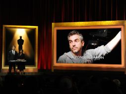Alfonso Cuarón y ''Gravedad'' lograron diez nominaciones a los Premios Oscar que se entregarán el próximo 2 de marzo en Los Ángeles. AFP /