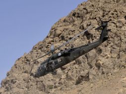 El helicóptero Blackhawk realizaba un vuelo de entrenamiento de rutina sobre un terreno de aviación militar. ARCHIVO /