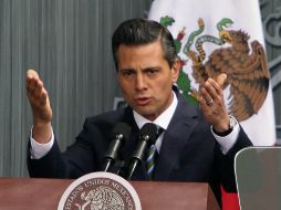El Presidente Peña afirma que las recién aprobadas reformas traerán cambios para beneficio de México. SUN /